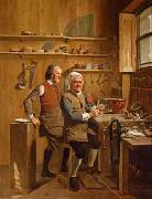 Johann Zoffany John Cuff and his assistant painting